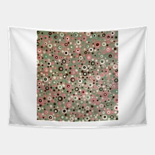 Pink and green abstract Tapestry