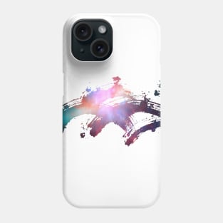 Paint brush stroke galaxy whoosh Phone Case