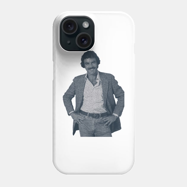 Tom Selleck - BEST SKETCH DESIGN Phone Case by Wild Camper Expedition