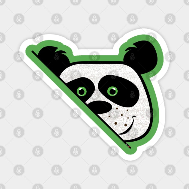 Happy Panda Magnet by Cepepasart