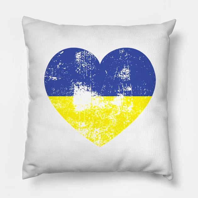 Ukraine Heart Pillow by alexwestshop