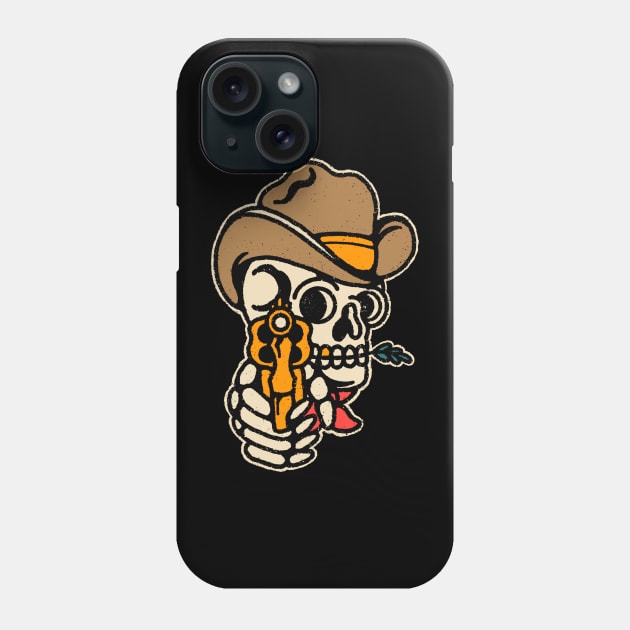 Cowboy Phone Case by ILLUSTRA.13