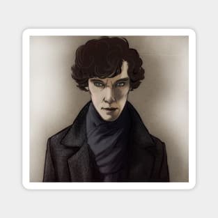 Sherlock Holmes Fan Art Magnet