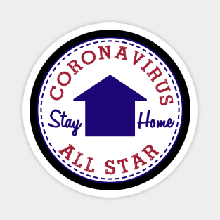 Coronavirus All Star Magnet