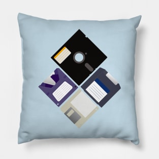 Retro Disks Pillow