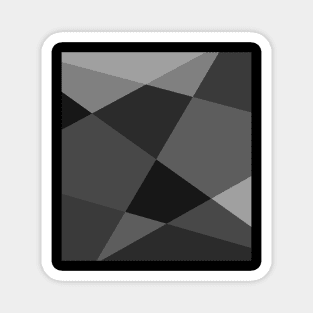 Grey abstract shapes background Magnet