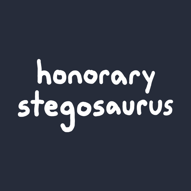 Honorary Stegosaurus by Henry Rutledge