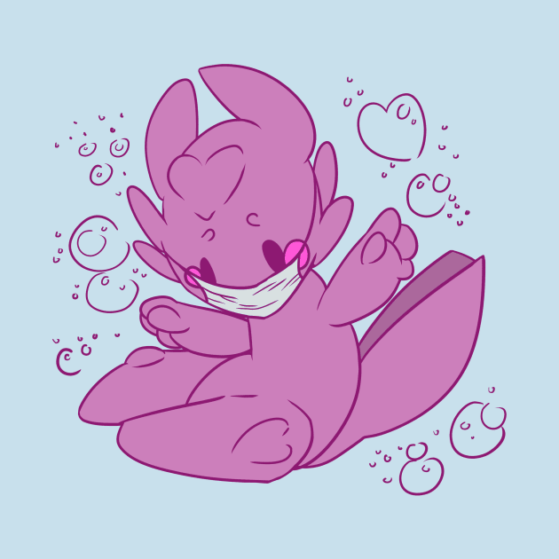 Axolotl Cutie by kelsmister