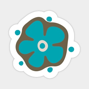 Blue flower Magnet