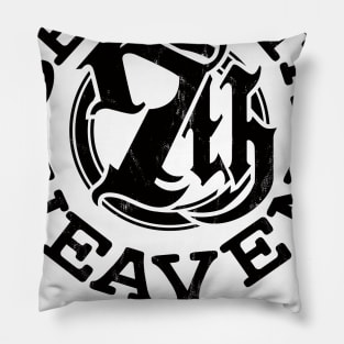 Seventh Heaven • Bar & Games (Black) Pillow