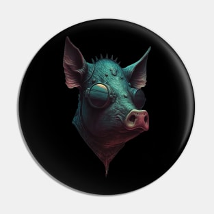 Industrial Swine - The Steampunk Pig Animal Pin