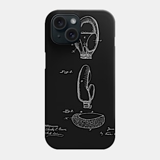 Boxing Glove Vintage Patent Hand Drawing Phone Case