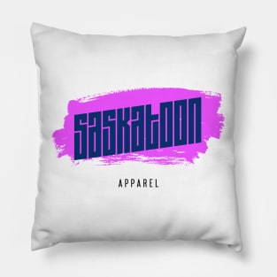 Saskatoon Apparel Paint Design Pillow