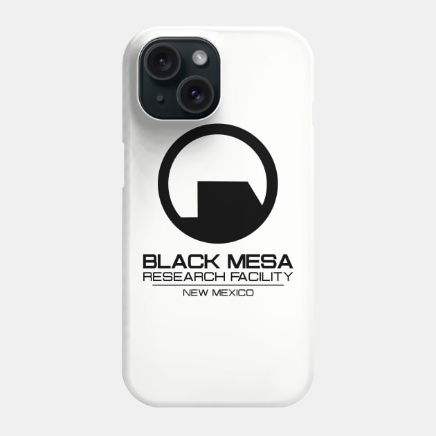 Black Mesa Phone Case by WalnutSoap