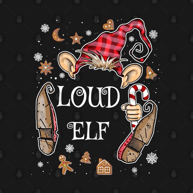 Funny Loud Elf Christmas Costume by ArtedPool