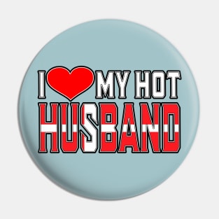 I Love My Hot Danish Husband Pin