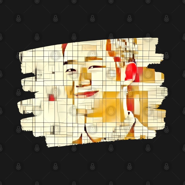 Jung Hae In Griddy Mosaic Pattern by docferds