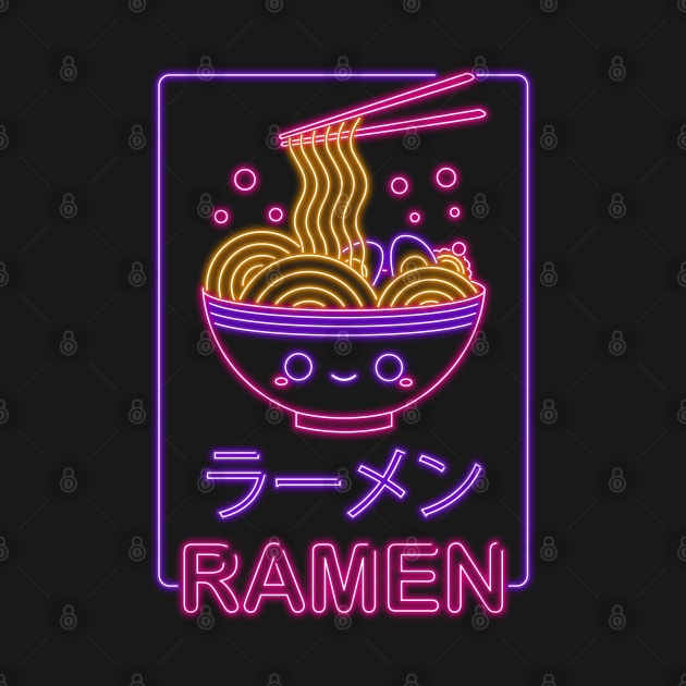 Neon Ramen by Donnie