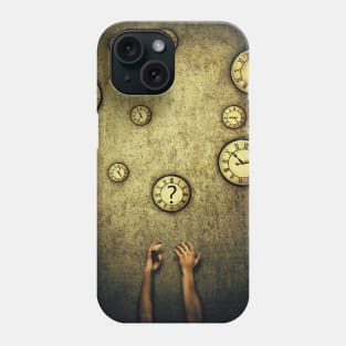 clocks juggling time Phone Case