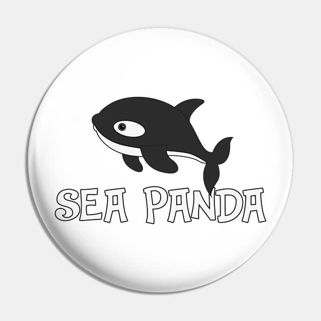 Killer Whale Sea Panda Pin by Liberty Art