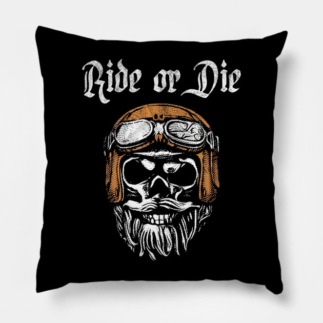 Ride Or Dide Pillow by SmithyJ88