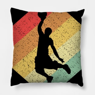 Retro Vintage 80s Basketball Gift For Basketball Players Pillow