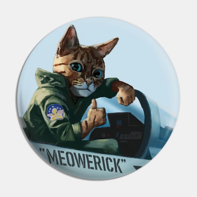 Meowerick Pin by Pushi