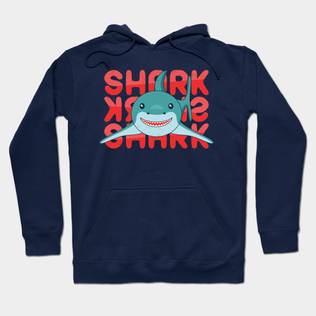 Cute Shark Smiling Cartoon' Unisex Hoodie