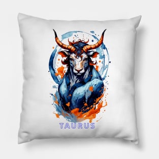 Zodiac sign Taurus T-shirt Pillow