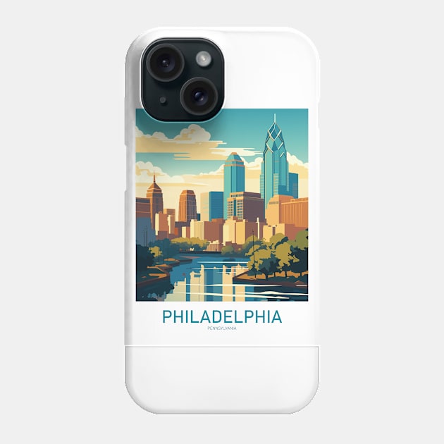 PHILADELPHIA Phone Case by MarkedArtPrints