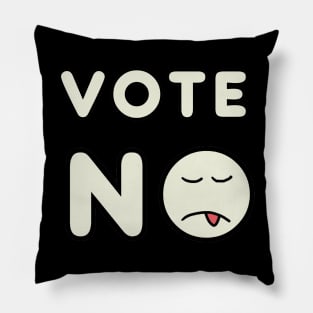 Vote NO Pillow