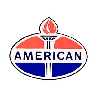 American Oil 1960s Vintage Auto Decal T-Shirt