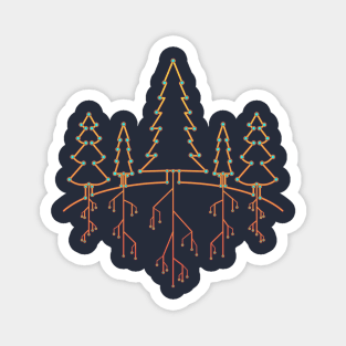 Electronic Pines Magnet