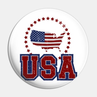 USA pride Pin