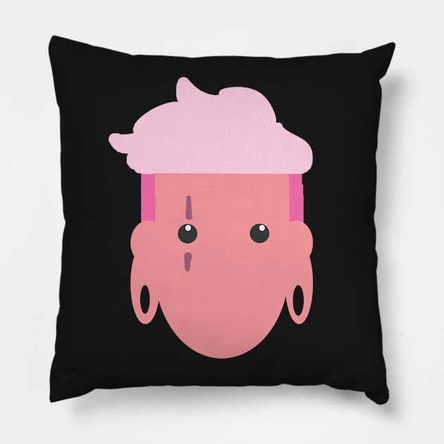 Pink Lars Pillow by BerrylaBerrosa92