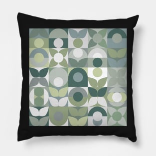 Geometric Floral Abstract Pattern Pillow