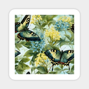 Butterflies Watercolor 19 - Tiger Swallowtail Magnet