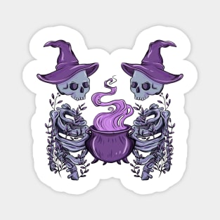 Witchy twins Magnet