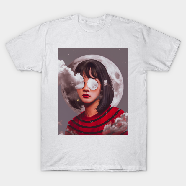 Moon girl Moon - T-Shirt | TeePublic