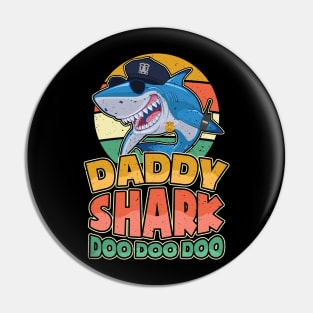 Police Daddy Shark Doo Doo Doo Pin