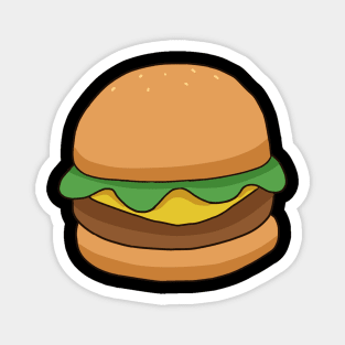 Cute Cheese Burger Magnet