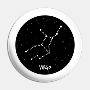 Virgo Constellation Pin