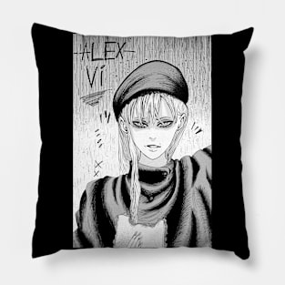 Angry girl Pillow