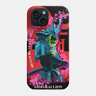 samurai lion Phone Case