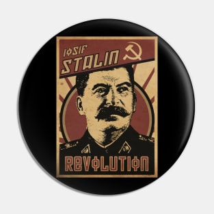 Stalin Revolution Pin