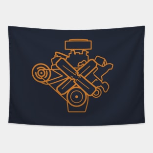 273 Commando - Engine Outline Tapestry