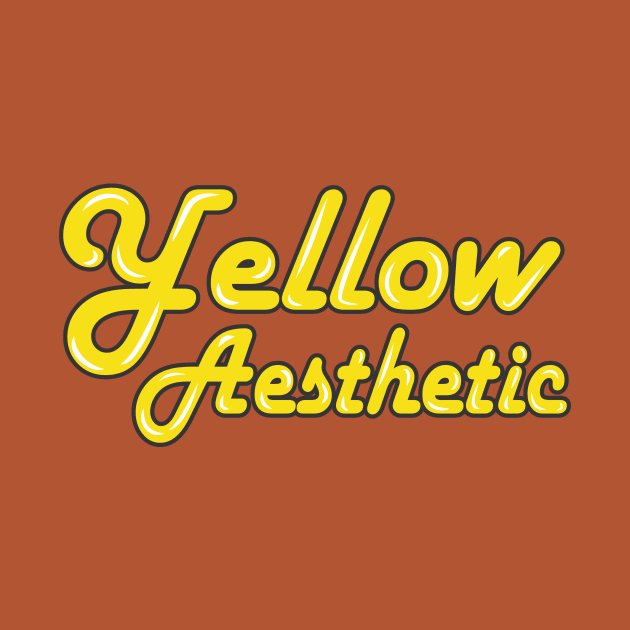 Happy Yellow Aesthetic by FreckleFaceDoodles