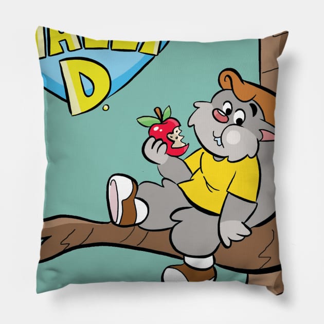 Wally D Apple Tree Pillow by JamieC