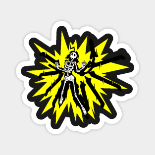 Nu-13 electrocution sticker. Magnet