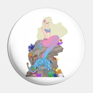 Cotton Candy Mermaid Pin